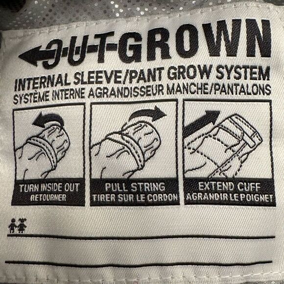 Columbia Sportswear OmniTech Waterproof Outgrown Ski Pants Black White 6-6x XS - Picture 6 of 6